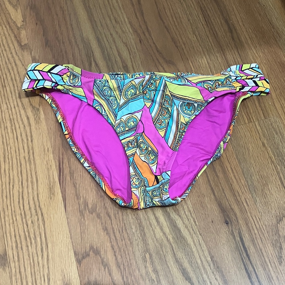 Trina Turk Multicolor Bikini Bottom size 10